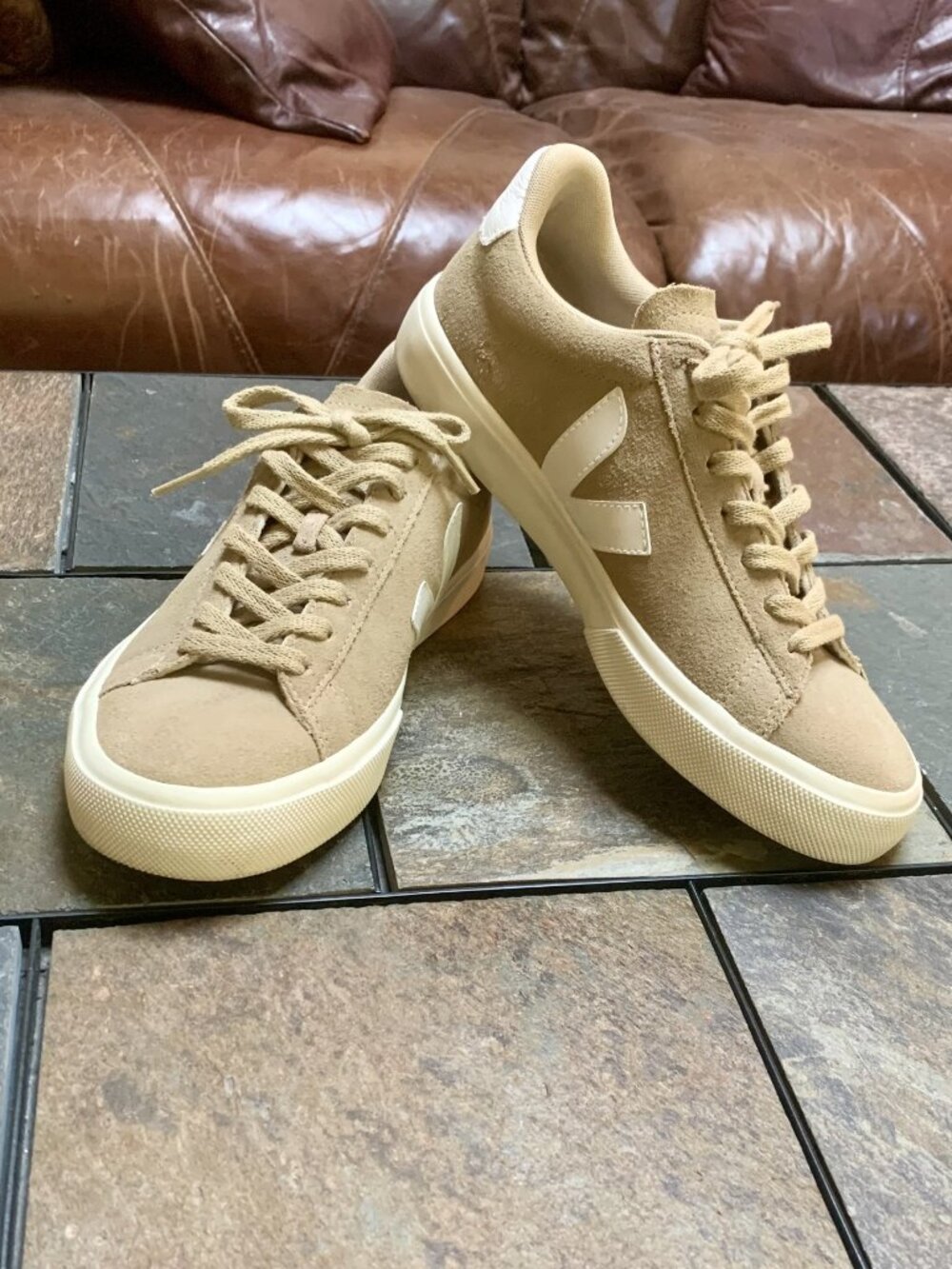 VEJA Campo Suede Dune White W8/M6